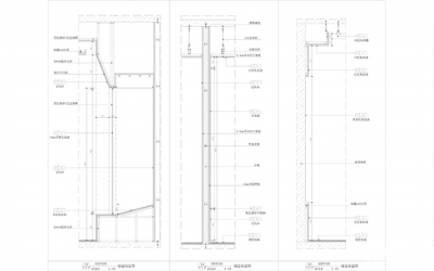 鹹陽展廳施工圖